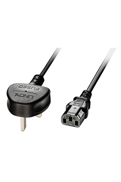 LİNDY Cablu de alimentare - BS 1363A la IEC 60320 C13 - 3 m