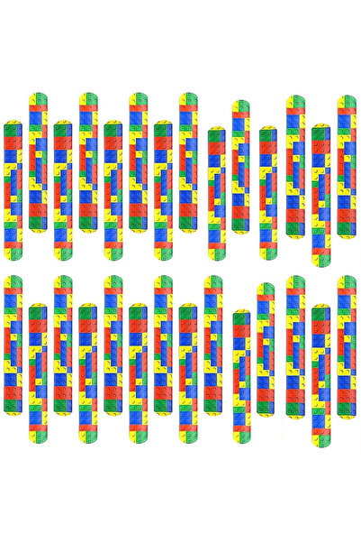 Choice1 20pcs Bracelet 10/30pcs Building Block Slap Bracelets For Kids Party ...