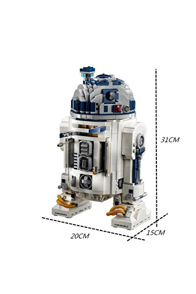 Choice مجموعة بناء روبوت فضائي R2-D2 من ستار وورز بدون علبة أصلية، 2314 قطعة،...