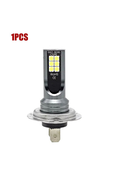Choice مصباح أمامي LED أبيض H7 قطعة واحدة، طقم مصابيح ضباب للسيارة 12 فولت 55...