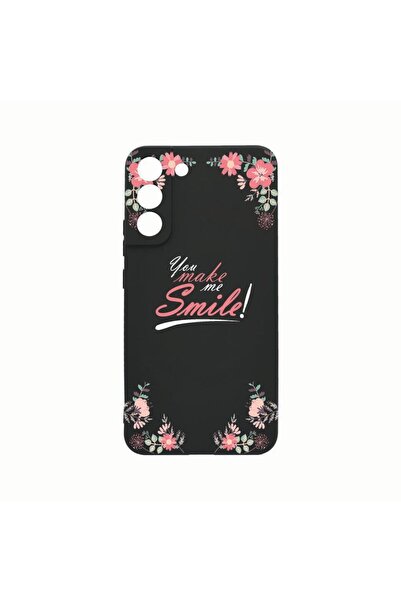 bestcase Husa Silicon, Compatibila Cu Samsung Galaxy S21, Make Me Smile, Rezi...
