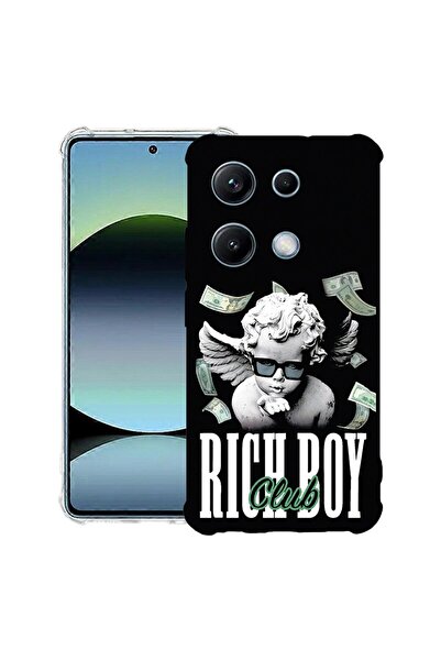 bestcase Αντικραδασμική Θήκη Συμβατή με OPPO A6 Pro, με Σχέδιο Rich Boy Club,...