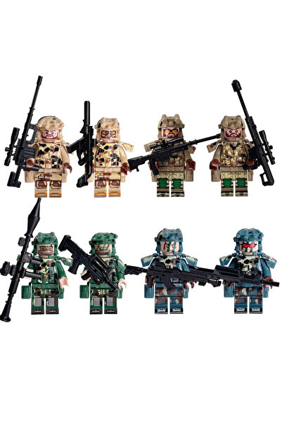 Choice1 سلسلة QB SWAT 1-8PCS، قوات خاصة، شرطة خاصة مسلحة، شخصيات صغيرة، مكعبا...