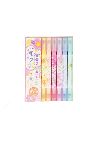Choice 6Color 6pc/set Double Head Pastel Color Fragrance Highlighter Kawaii S...