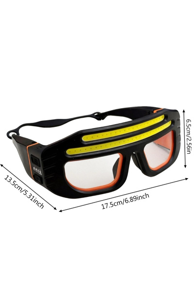 Choice Warm White Rechargeable COB Headlamp with Dual Beam & 3 Modes Light Up...