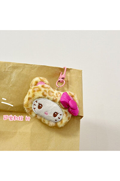 choice2 6cm Mini Kitty Cat Plush Toy Pendant Leopard Kitten Plush Doll Keycha...