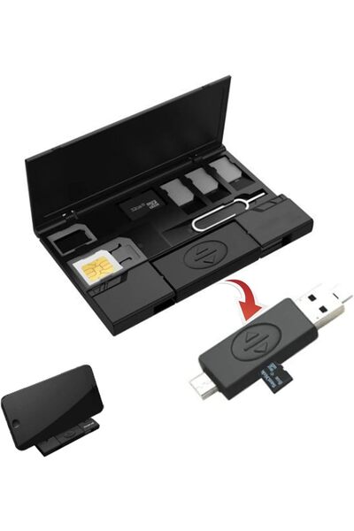 Choice USB Memory Card Flash Reader for MicroSD TF with MicroUSB & Type-C OTG...