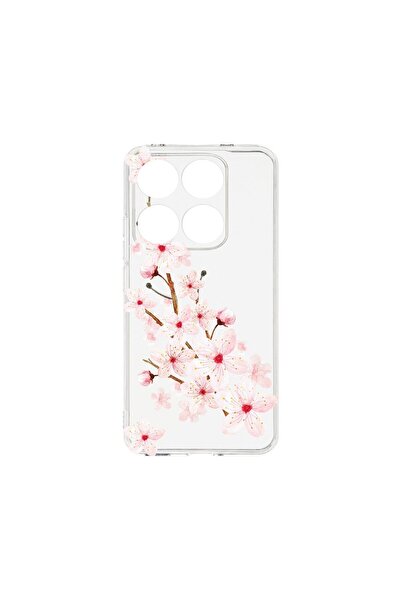 bestcase Husa pentru Xiaomi 14T, BestCase¬Æ Clear Silicon 2MM, Spring Flower,...