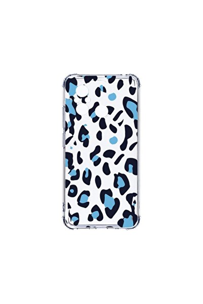 bestcase Противоударен калъф 1.5ММ, съвместим с Xiaomi Redmi 12C, син леопард...