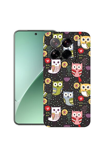 bestcase ¬Æ Husa pentru Xiaomi 15, Owl Pattern, Slim Silicon 0.8MM, Antisoc, ...