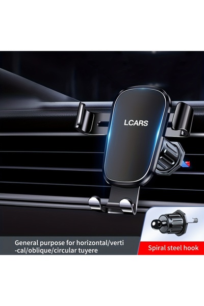 Choice F4 2 Lcars Car Phone Holder, Car Air Vent Gravity Clip Spiral Hook, Al...
