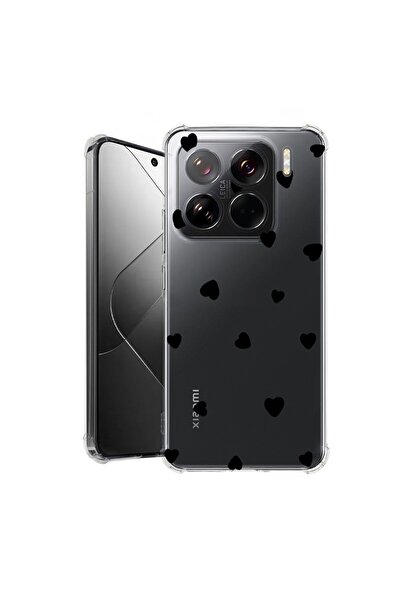 bestcase ¬Æ Husa pentru Xiaomi 15 Pro, Anti Shock 1.5MM, Heart Pattern, Prote...