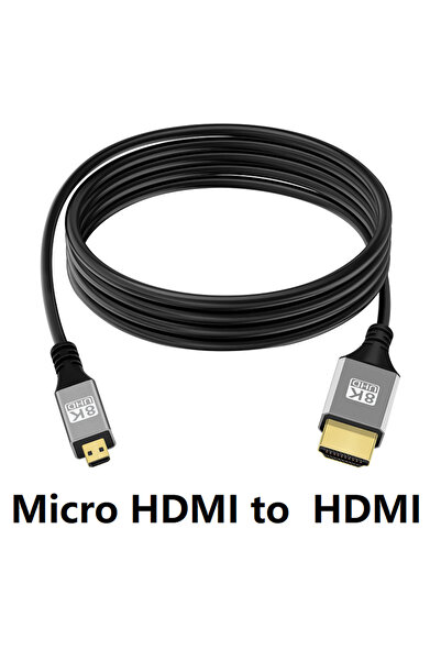 Choice 0.5m Micro HDMI 8K Cable Micro To HDTV HDMI-compatible Cable Cord For ...