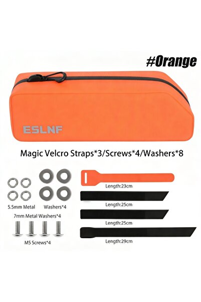 Choice1 Orange 1Set Professional Bike Top Tube Bag Bike Frame Bag Waterproof ...