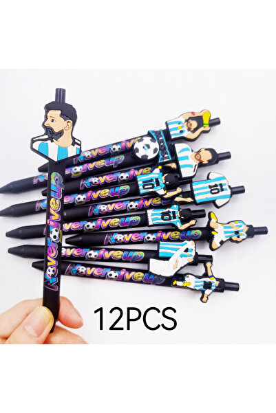 Choice1 12pcs 8/12PCS football character theme gender-neutral pen, football c...