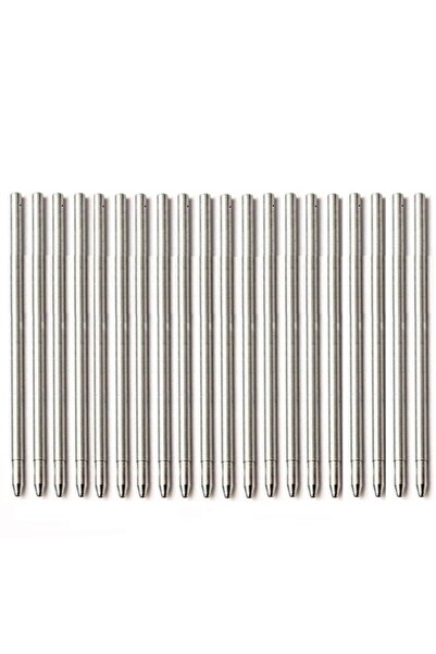 Choice 20pcs pen refills Brass Mini Bolt Pen EDC Portable Keychain Pendant Tr...