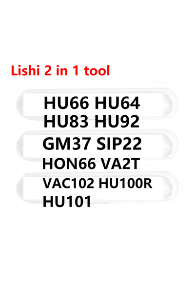 Choice HU66 Lishi 2 in 1 HU66 HU92 GM37 HU100R HU64 HON66 SIP22 HU101 HU83 VA...