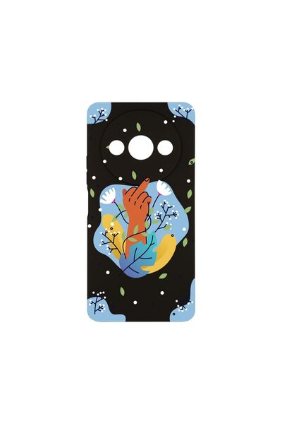 bestcase Λεπτή Θήκη Σιλικόνης 0.8MM, Συμβατή με Xiaomi Redmi A3, Flowers FCK,...