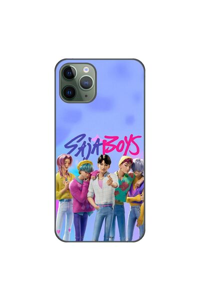 OEM Husa compatibila cu Apple iPhone 11 Pro Max Silicon Gel Tpu Model KPop De...