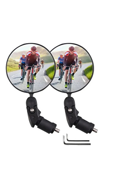 Choice 01 2PCS Adjustable Wide Angle Universal Bicycle Rearview Mirror Cyclin...