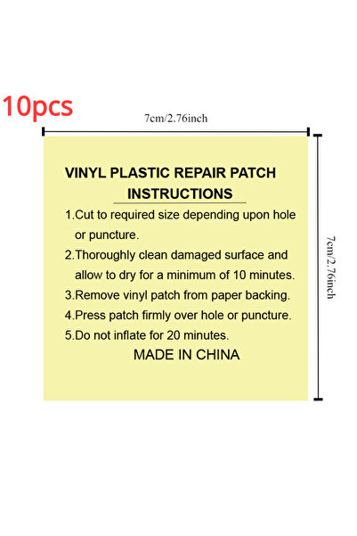 Choice 10pcs 5/10Pcs Transparent PVC Waterproof Self Adhesive Nylon Patches T...
