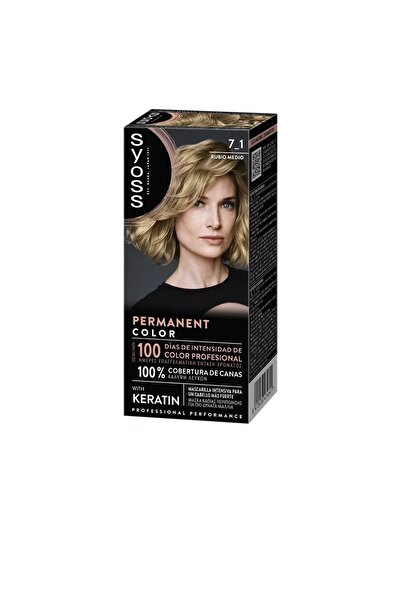 Syoss Permanent hair dye PERMANENT COLOR 7.1 medium blonde