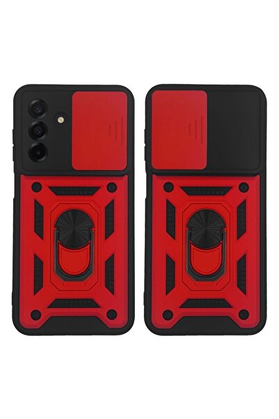 Sonique Θήκη Ring Armor CamPro για Samsung Galaxy A26 5G Κόκκινο