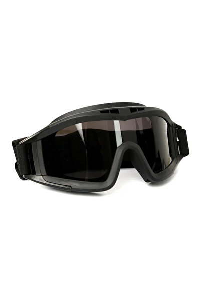 Choice1 Gray Lens Black Tactical Goggles Mountaineering Sunglasses Windproof ...