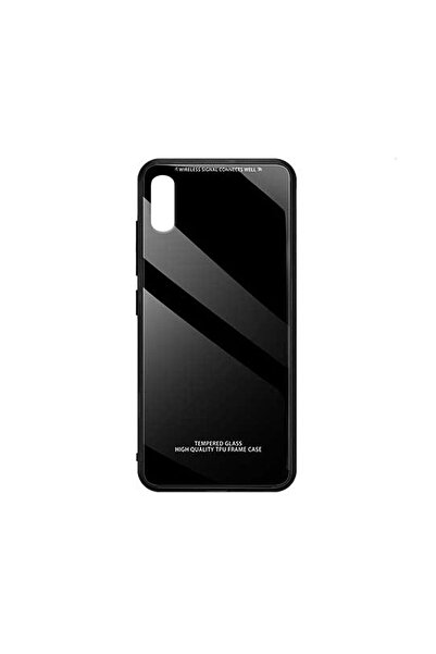 OEM Glass Case Xiaomi Redmi 9A / Redmi 9AT Μαύρο