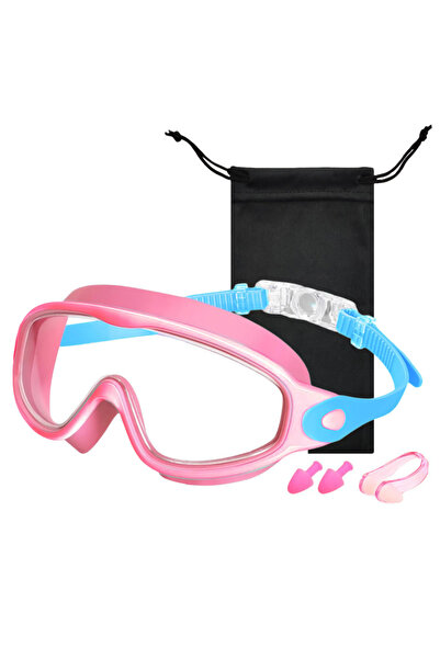 Choice4 Pink-blue Large Frame Kids Swim Goggles 3-15YDS Boys Girls Youth Wide...