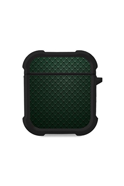 Sonique Θήκη Σιλικόνης Carbon Series για AirPods 1/2 Πράσινο