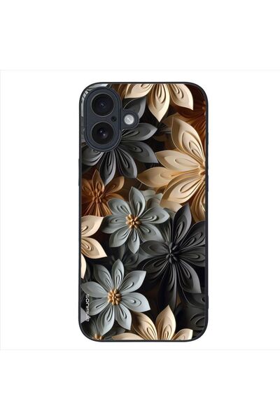 Sonique Θήκη 3D Flower Series για Apple iPhone 16 Plus Γκρι