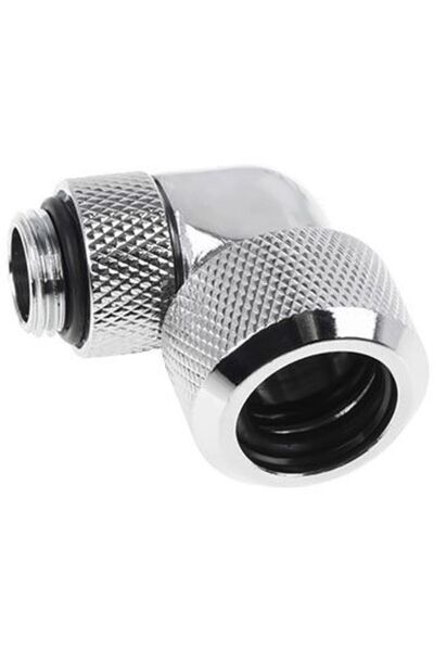 Alphacool Eiszapfen 16mm HardTube Anschraubt√ºlle 90¬∞ drehbar (chrom, G1/4 f...