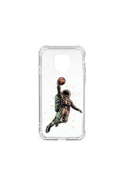 bestcase Противоударен калъф 1.5ММ, съвместим с Xiaomi Redmi Note 9S, Астрона...