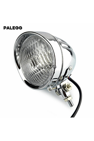 choice2 Chrome White Light 4.5 Inch High/Low Beam Motorcycle Front Headlight ...