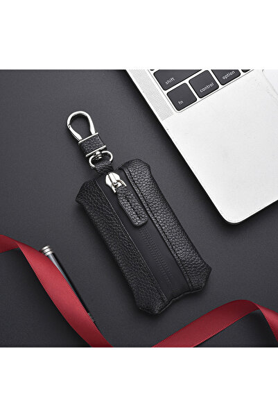 Choice black High-end soft leather car key case for men, General Motors with ...