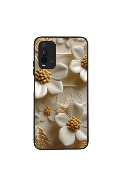 Sonique Θήκη 3D Flower Series για Xiaomi Redmi 9T Λευκό