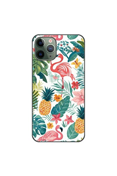 OEM Husa compatibila cu Apple iPhone 11 Pro Max Silicon Gel Tpu Model Tropica...
