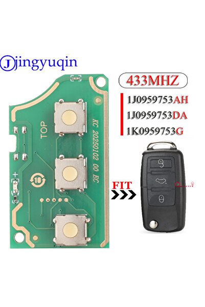 Choice1 1K0959753G jingyuqin Remote Car Key Board 1J0959753AH 1K0959753DA 1K0...