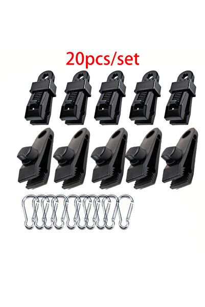 Choice 20Pcs 20-Piece Heavy-Duty Outdoor Tent Tarp Fastening and Connecting B...