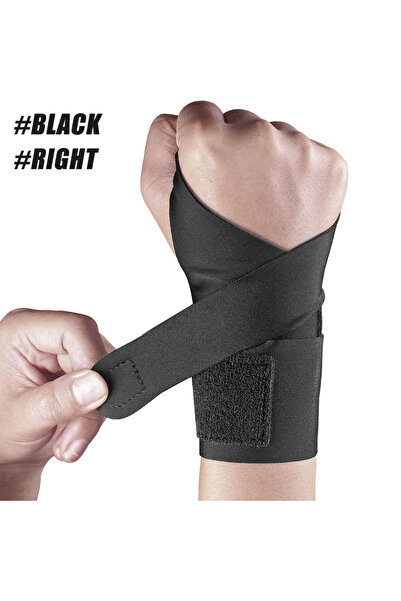 Choice3 Black-Right 1PC Wrist Brace Compression Strap Wrist Support Carpal Tu...