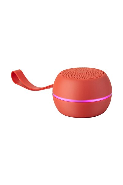 Sonique Ηχείο Bluetooth Mini TWS Active Beat Led Κόκκινο