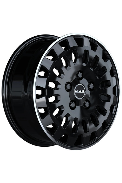 MAK Jante Auto OVERLAND NEGRU LUCIOS INEL OGLINDĂ 6.5x16 5X114.3 ET45 CB66.1