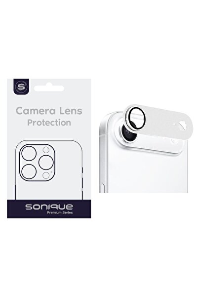 Sonique Camera Protection Metal Lens Full Cover Apple iPhone 17 Air Silver