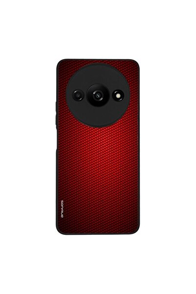 Sonique Θήκη Carbon Series για Xiaomi Redmi A3 / Redmi A3x Κόκκινο