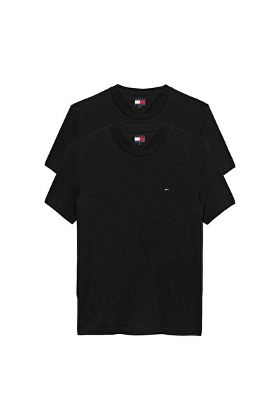 Tommy Hilfiger Tricouri bărbătești cu mânecă scurtă, pachet de 2, croială ext...