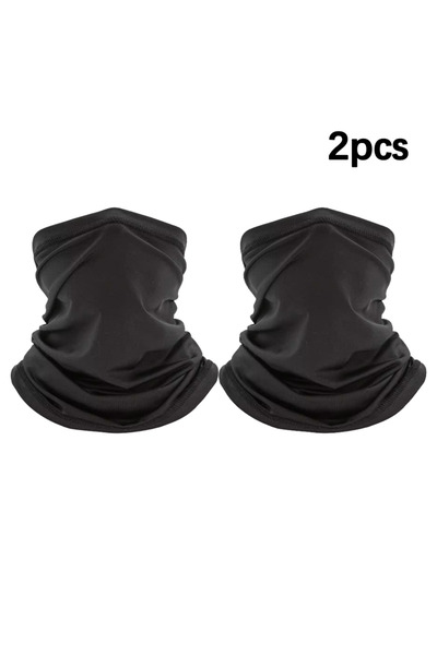 Choice 2pcs-black Outdoor Bandana Balaclava Buff Neck Warmer Windproof Sun Pr...
