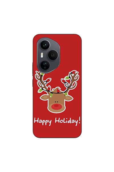 OEM Husa compatibila cu Honor 400 Pro Silicon Gel Tpu Model Craciun Ren Happy...