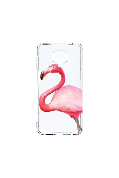 bestcase Διαφανής Θήκη Σιλικόνης 2MM, Συμβατή με Xiaomi Redmi Note 9S, Φλαμίν...