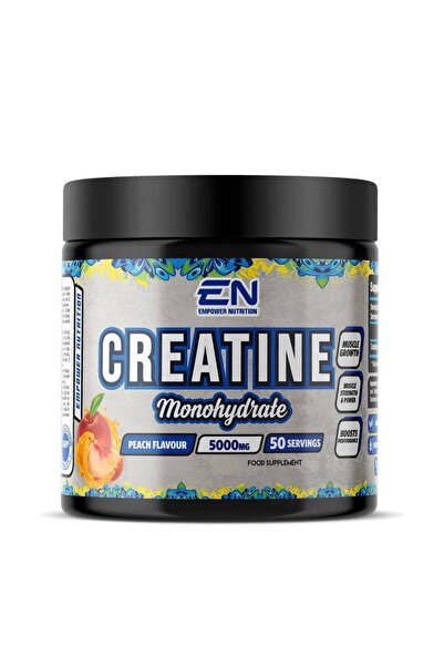 Empower Nutrition Creatine Monohydrate Powder, 300 g, Peach Flavor – 5g Creat...